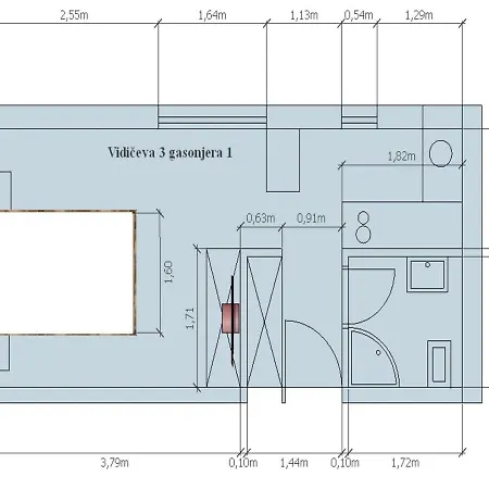 Apartmaji Dolgi Most شقة